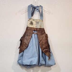 Hand Made Gorgeous Western 2T - 3T Kids Dress